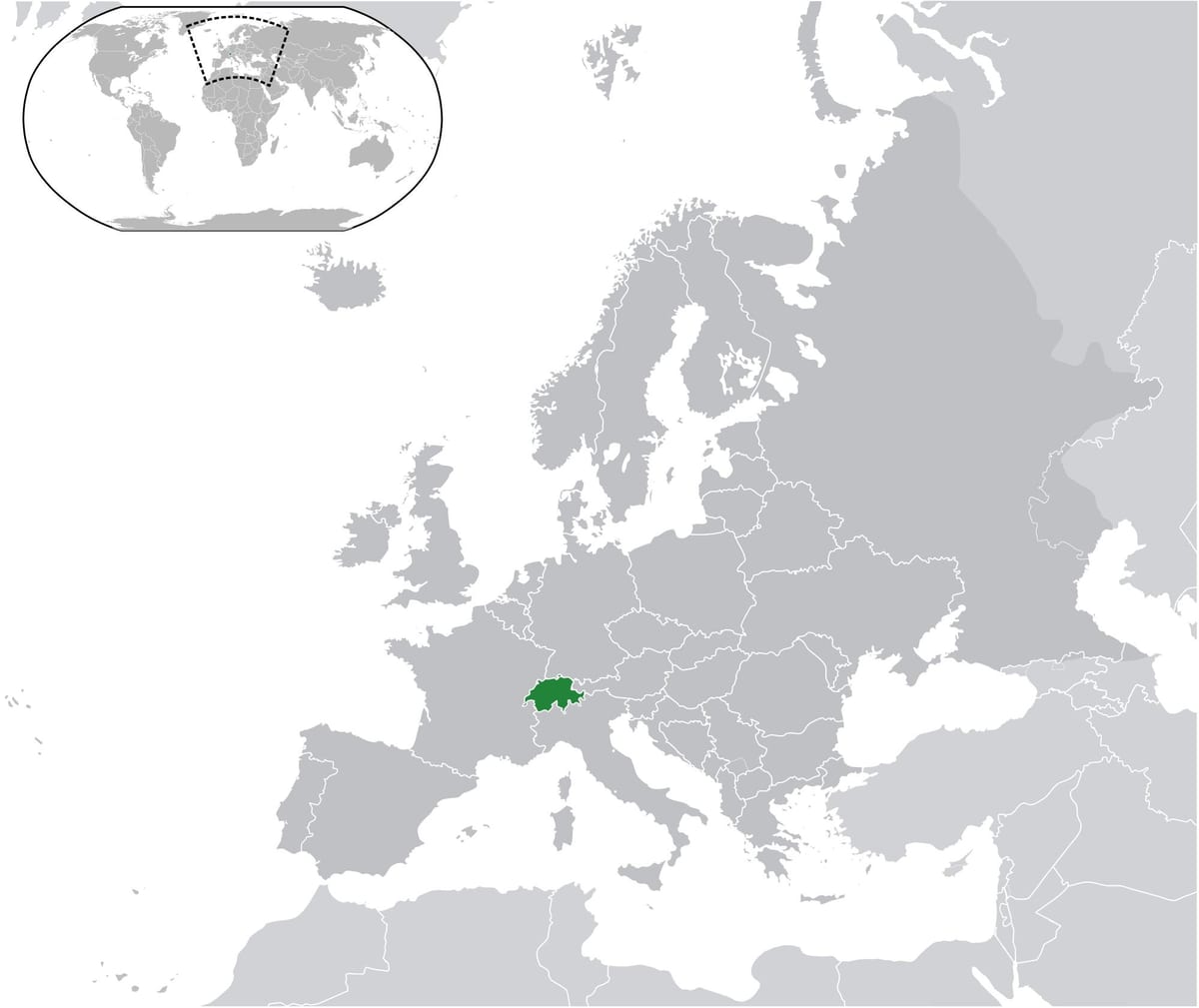 suíça mapa mundo
