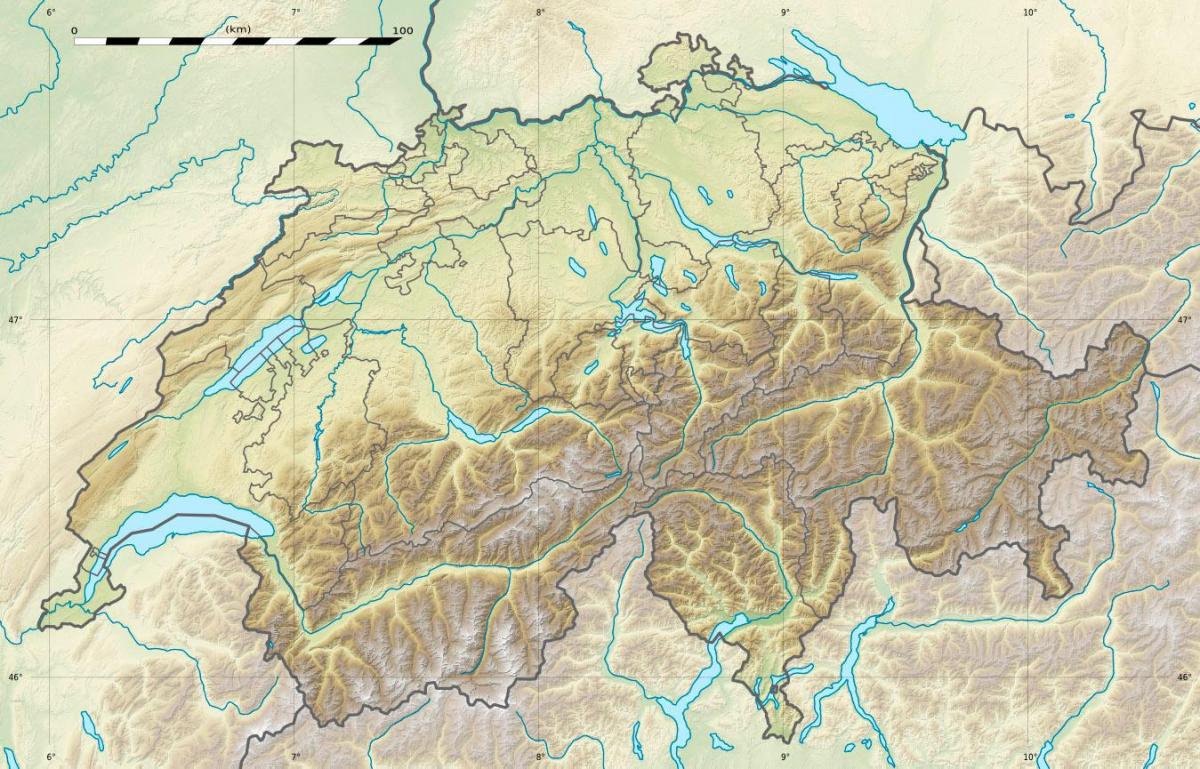mapa da suíça socorro