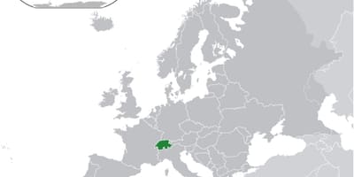 Suíça mapa mundo