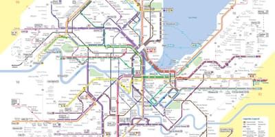 Mapa de genebra, suíça ônibus
