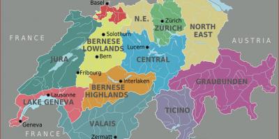 Suíça atração mapa