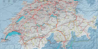 Mapa da sbb mapa suíça