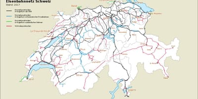 Mapa da suíça portas